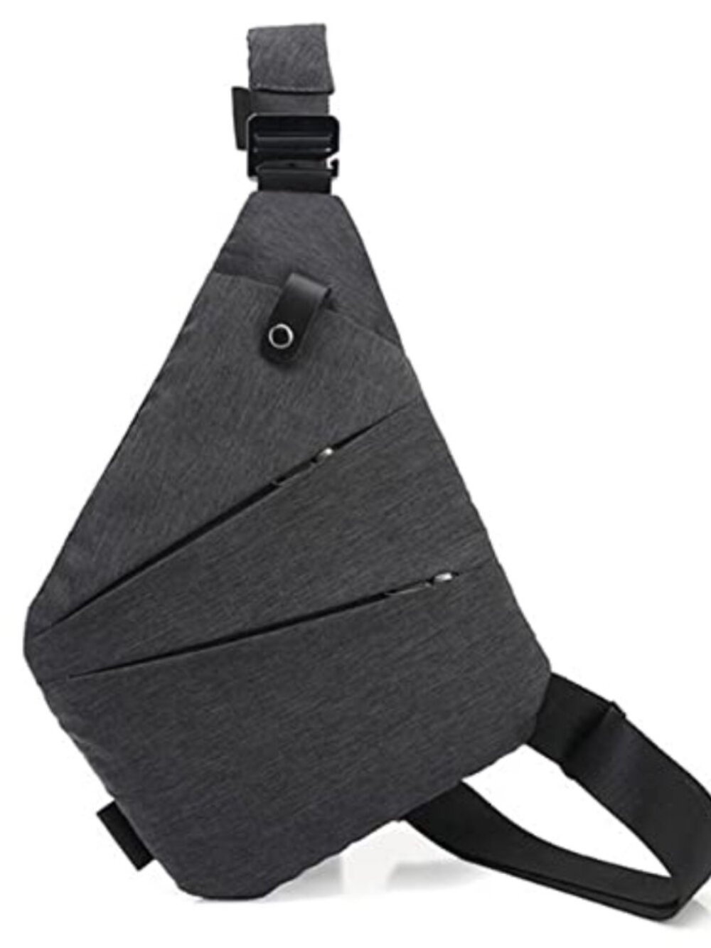 Canvas Sling Bag Crossbody Backpack Lightweight Anti-Theft Hiking Daypack